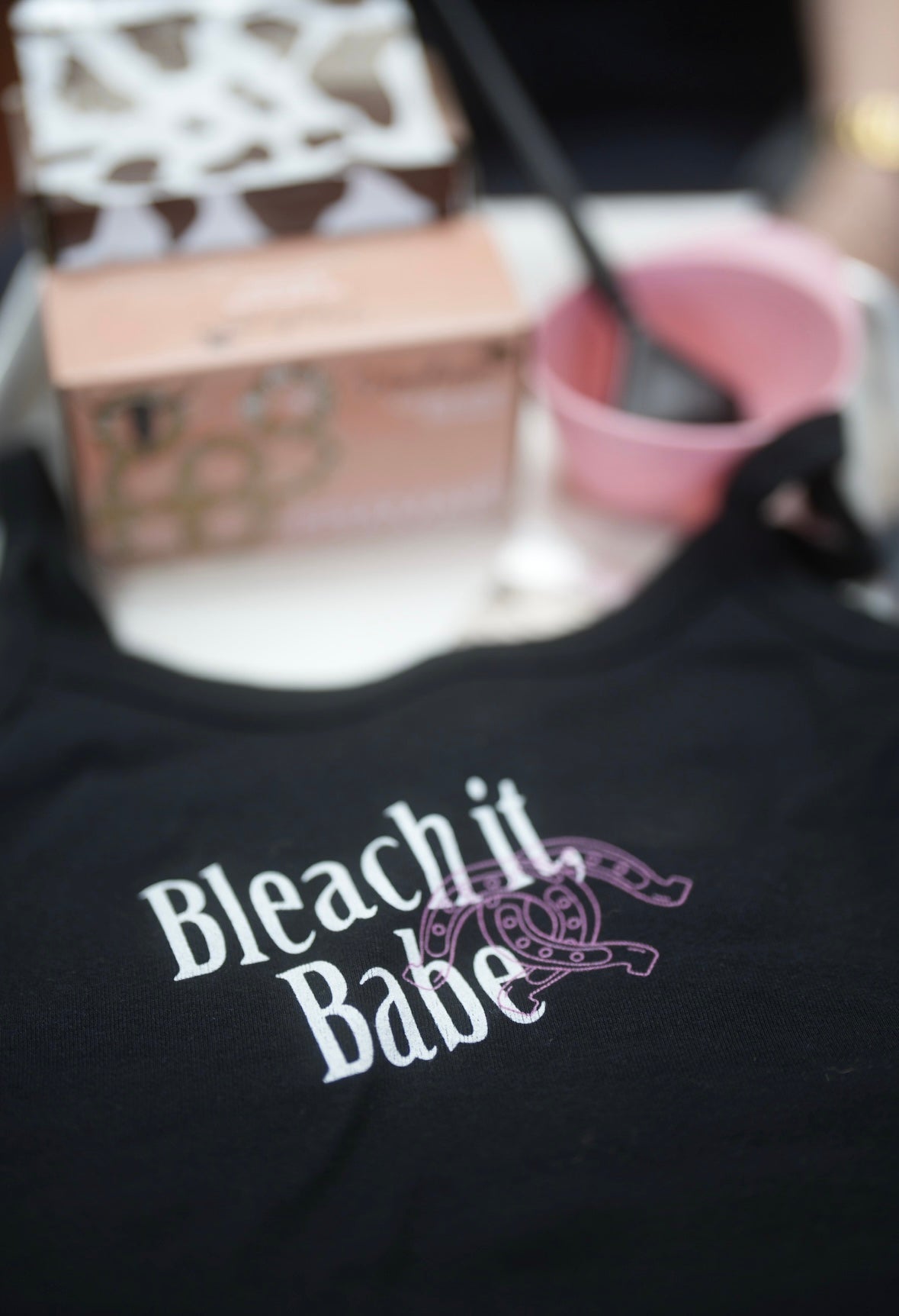 Bleach It micro-rib tank top