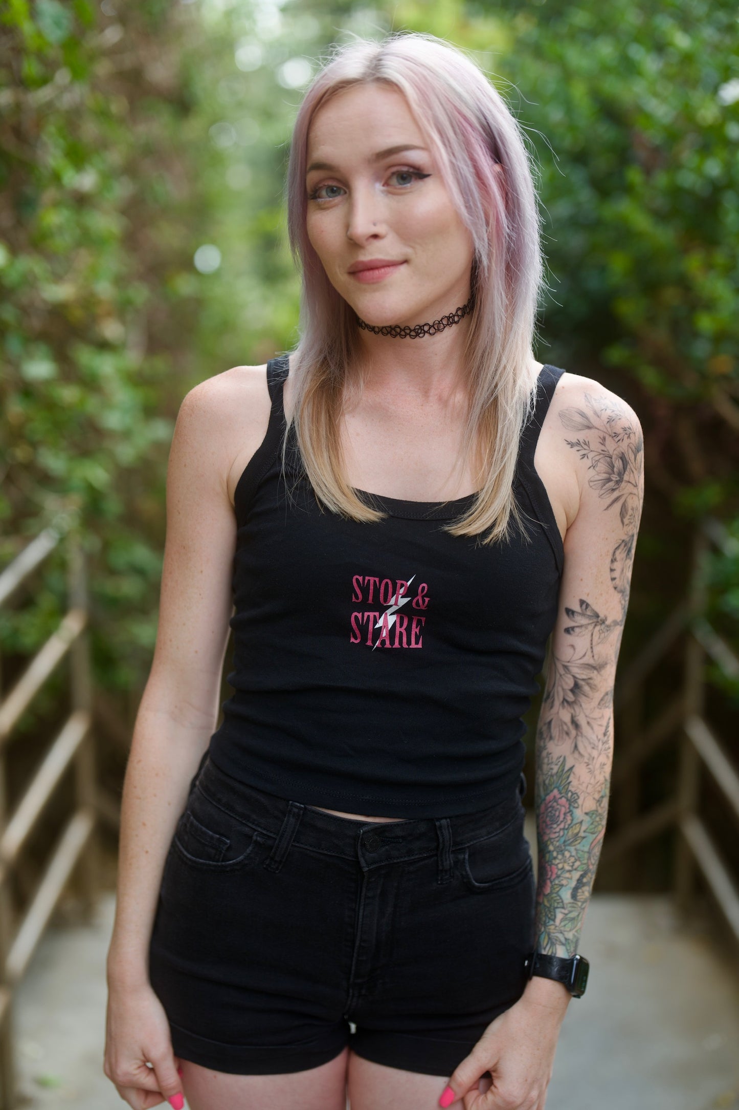 Stop And Stare tank top