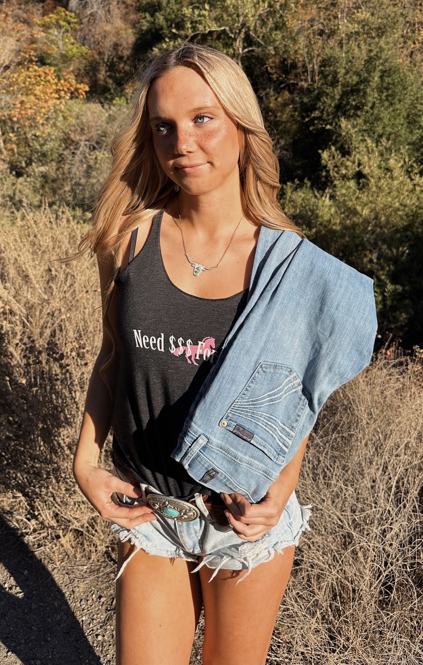 Jean Money Tank